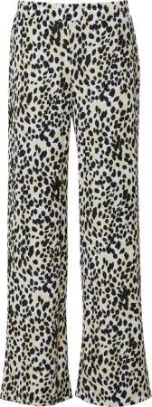 Strukturierte Wide-Leg-Hose im Relaxed Fit mit All-over-Muster