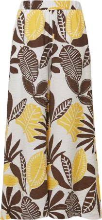 Strukturierter Hosenrock aus Viskosemix