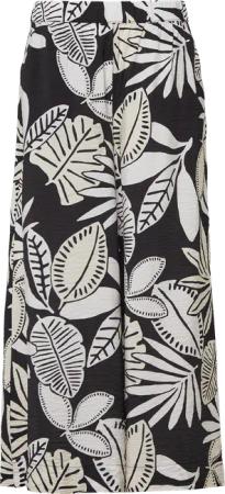 Strukturierter Hosenrock aus Viskosemix