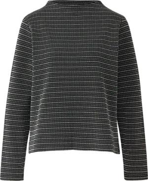 Strukturiertes Longsleeeve mit Jacquard-Muster