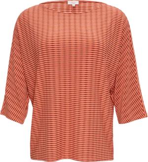 Strukturiertes Shirt mit Fledermausärmeln