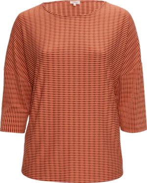 Strukturiertes Shirt mit Fledermausärmeln