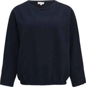 Strukturiertes Sweatshirt mit Fledermausarm im O-Shape