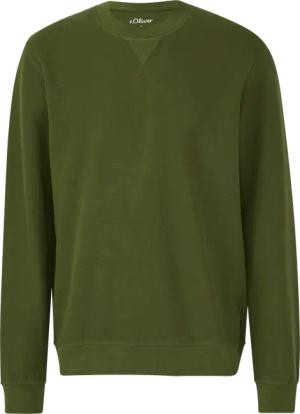 Strukturiertes Sweatshirt mit Rippbündchen