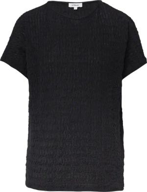 Strukturiertes T-Shirt aus Baumwollmix im Relaxed Fit