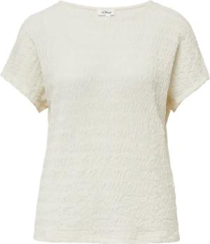 Strukturiertes T-Shirt aus Baumwollmix im Relaxed Fit