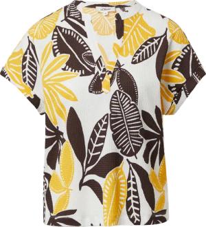 Strukturiertes T-Shirt im Relaxed Fit mit V-Ausschnitt