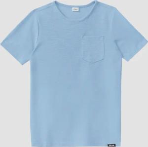 Strukturiertes T-Shirt mit Brusttasche