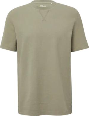 Strukturiertes T-Shirt mit Crew Neck