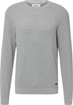 Strukturmix-Pullover aus reiner Baumwolle