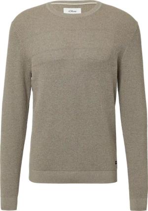 Strukturmix-Pullover aus reiner Baumwolle