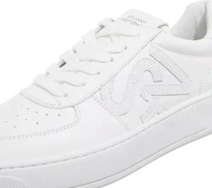 Stuart Weitzman Sneaker - SW COURTSIDE MONOGRAM SNEAKER - Gr. 41 (EU) - in Weiß - für Damen