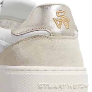 Stuart Weitzman Sneaker - SW Courtside Sleek Sneaker - Gr. 41 (EU) - in Weiß - für Damen