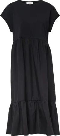 Stufenkleid im Relaxed Fit mit überschnittenen Schultern