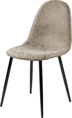 Stuhl  graubraun Vintage B/H/T: ca. 42x85x55 cm