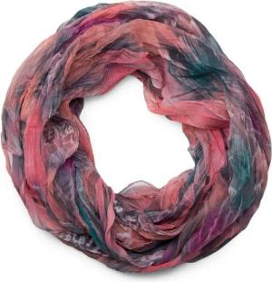 styleBREAKER Loop Loop mit Feder Muster, (1-St)