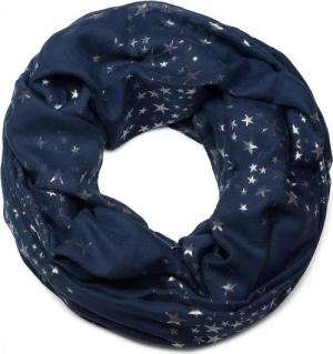 styleBREAKER Loop Loop Schal mit Metallic Sterne Print, (1-St)