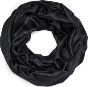 styleBREAKER Loop Seidiger Einfarbiger Loop Glitzer, (1-St)