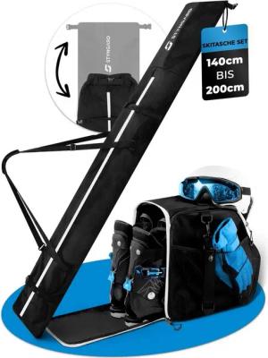Styngard Skitasche Vancouver (Set Skisack [140 cm bis 200 cm] und Skischuhtasche mit Helmfach [40 L)