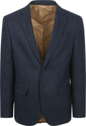 Suitable Blazer Herringbone Merino Wool Navy - Größe 50