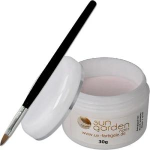 Sun Garden Nails UV-Gel Acryl Pulver Rose 30g + Acrylpinsel - Acrylnägel Set