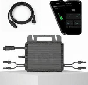 SUNNIVA Wechselrichter MARSTEK 800 W MST-MI0800, (2× MPPT, IP67 wetterfest, WiFi & App-Überwachung, Plug-&-Play Balkonkraftwerk Inverter)