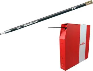 SunRace Außenhülle Bremse 5mm, Sunrace, schwarz, 50m