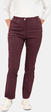 Super-Stretch-Hose - bordeaux - Gr. 195 von Goldner Fashion