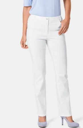 Super-Stretch-Hose - weiß - Gr. 56 von Goldner Fashion