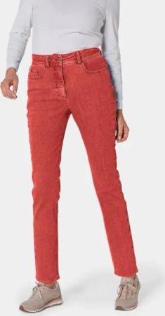 Superbequeme Hose mit Bauchweg-Effekt - terrakotta - Gr. 245 von Goldner Fashion