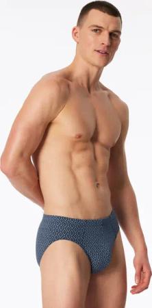 Supermini-Slip atlantikblau gemustert - 95/5 6