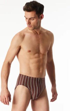 Supermini Slip burgund gestreift - 95/5 5