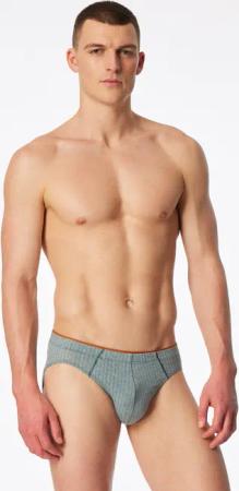 Supermini Slip gemustert grün - 95/5 4