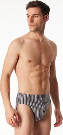 Supermini Slip grau gestreift - 95/5 6