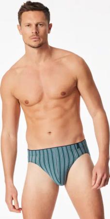 Supermini Slip grün gestreift - Long Life Soft 4