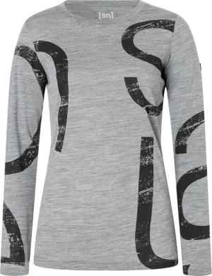 Super.Natural Damen Capital Logo Longsleeve