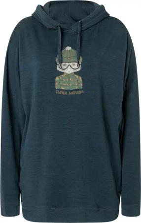 Super.Natural Damen Snow Cat Hoodie