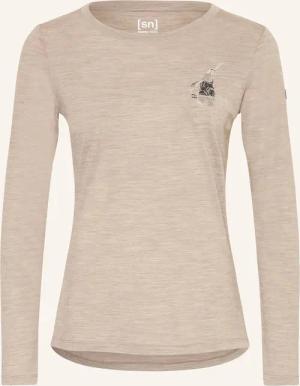 super.natural Funktionsshirt LIL SKI BUNNY mit Merinowolle