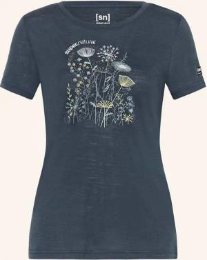 super.natural Funktionsshirt ROCK FLOWERS mit Merinowolle
