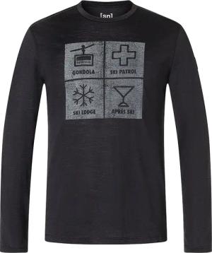 Super.Natural Herren Swiss Lodge Longsleeve
