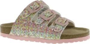 SUPERSOFT Supersoft Mädchen Bio Pantoletten Lederfussbett EUR 34 Pantolette