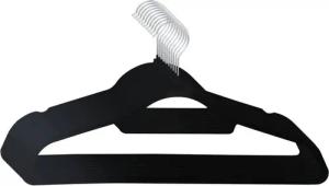 SVITA Kleiderbügel, (10-tlg), Rutschfest, Samt, Ordnung, Platzsparend, Drehbar, Krawattenhalter