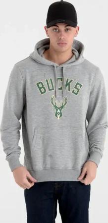 Sweat   capuche New Era  avec logo de l'équipe Milwaukee Bucks