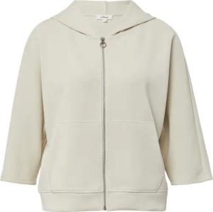 Sweatjacke aus Scuba mit Fledermausärmeln