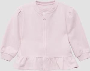 Sweatjacke mit dezenter Stickerei