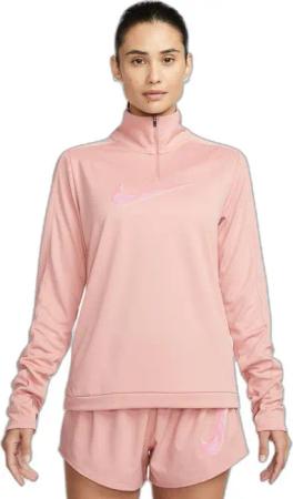 Sweatshirt 1/2 Zip Women Nike Dri-FIT Swoosh HBR Pacer