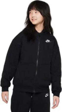 Sweatshirt für Mädchen mit Reißverschluss Nike Club Fleece Oversized LBR