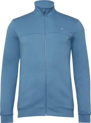 Sweatshirt-Jacke mit Stehkragen und Eingrifftaschen