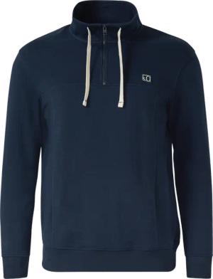 Sweatshirt mit Eingrifftaschen und Label-Patch