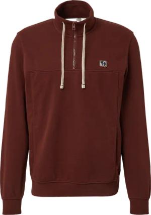Sweatshirt mit Eingrifftaschen und Label-Patch